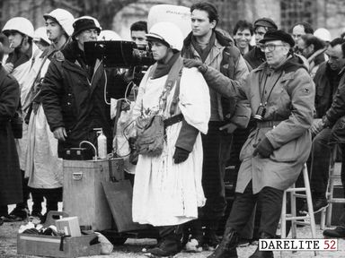 Tournage de "La neige et le feu"